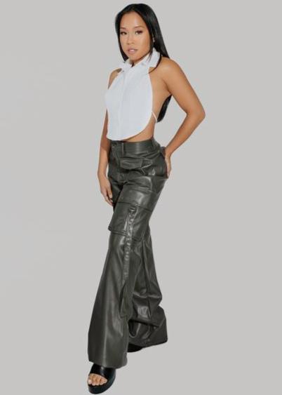 Business in the Front Halter Top