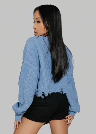 Cold Shoulder Sweater