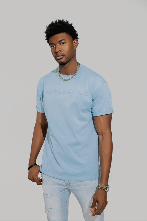 Debossed Logo Crewneck Tee